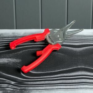 Kuhn Rikon Snips Kitchen Shears Scissors Pruner Swiss Design Classic Red 8.5"